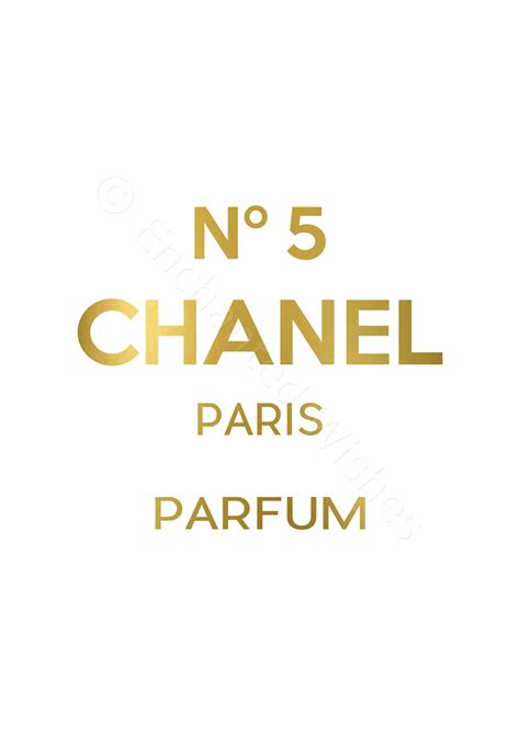 chanel no 5 template.